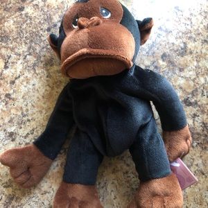 Precious Moments Tender Tails Plush Black stuffed Gorilla Vintage 1998 with Tags